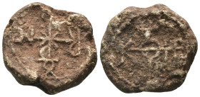 Byzantine Empire. lead seal. Weight 13,06 gr - Diameter 21 mm