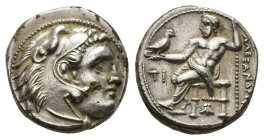 MACEDON. Kingdom of Macedon. Philip III, 323-317 B.C. AR Drachm (4.29 gms), Sardes Mint, ca. 322-319/8 B.C. NGC Ch AU, Strike: 5/5 Surface: 4/5.
Pr-2...