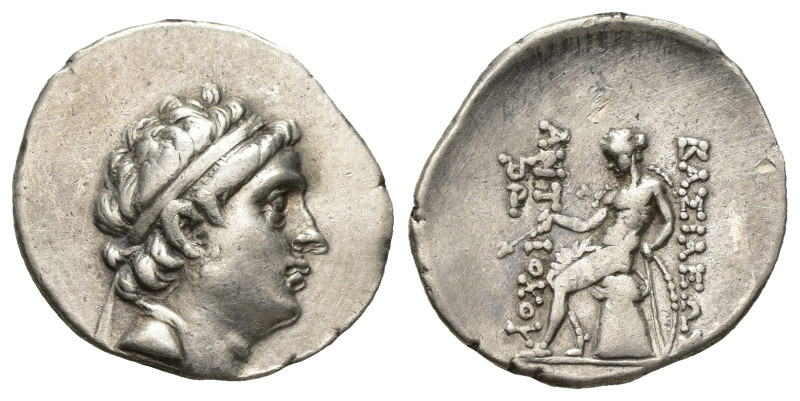 SELEUKID KINGDOM. Antiochos I Soter? (281-261 BC). Drachm. Uncertain mint, possi...