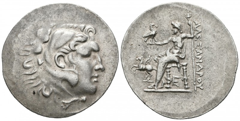 KARIA, Alabanda. Alejandro III Magno. Tetradracma. CY 5 =165-164 a.C. A/ Cabeza ...