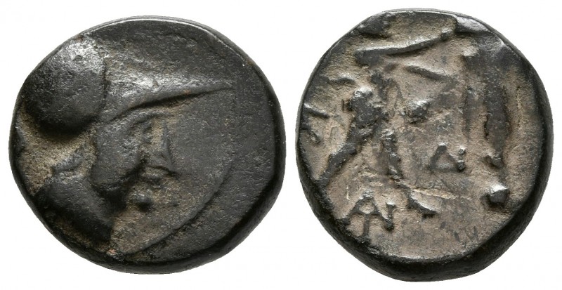 MACEDONIA. Antogonos II Gonatas. 277-239 a.C. A/ Athena con casco a derecha. R/ ...