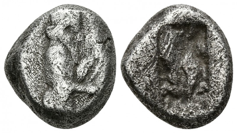REYES DE PERSIA. Darios I. Siglos. 520-505 a.C. Sardes. Lydo-Milesian. A/ Busto ...