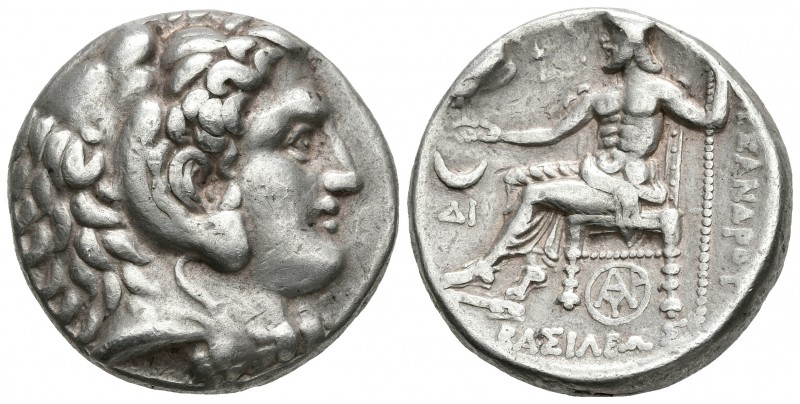 SELEUKOS I NIKATOR. Tetradracma. 310-290 a.C. Reino Seleucida. Karrhai. A/ Cabez...