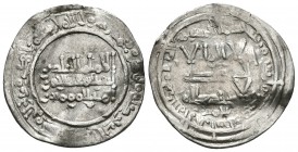 CALIFATO DE CORDOBA. Abd Al-Rahman III. Dirham. 349H. Madinat Al-Zahra. V-444. Ar. 2,63g. MBC-.