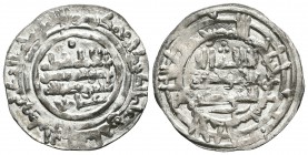 CALIFATO DE CORDOBA. Hisham II. Dirham. 386H. Al-Andalus. V-521. Ar. 1,93g. MBC.