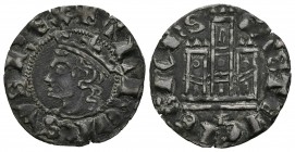 ALFONSO XI. Cornado. (1312-1350). Coruña. AB 343. Ve. 0,74g. Pátina oscura. MBC+.