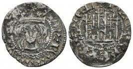 PEDRO I. Cornado. (1350-1368). Burgos. AB 396. Ve. 0,80g. MBC-.