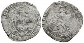 PEDRO I. ¿2 Maravedís?. (1350-1368). Sevilla. AB 388. Ve. 2,27g. BC/MBC-.