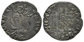 ENRIQUE II. Cornado. (1368-1379). Sevilla. AB 491. Ve. 0,82g. MBC.