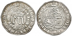 ENRIQUE III. 1 Real. (1390-1406). Sevilla. AB 585. Ar. 3,50g. EBC-. Ex. Aureo 01-07-1999 Nº248.
