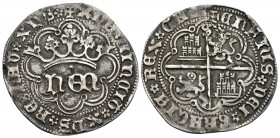 ENRIQUE IV. Real de anagrama. (1454-1474). Sevilla. AB 713. Ar. 3,30g. MBC. Ex. Vico 03-1999 Nº1324.