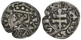 JAIME I. Dinero. (1213-1276). Aragón. Cr. 318. Ve. 0,58g. MBC.