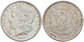 ESTADOS UNIDOS. Dollar. 1885. New Orleans O. Km#110. Ar. 26,77g. Ligera pátina. EBC.