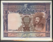 Conjunto de 10 billetes de 1000 Pesetas de la emisión del 1 de Julio de 1925. Serie posterior al 3.646.000. (Edifil 2017: 351). MBC/BC.
