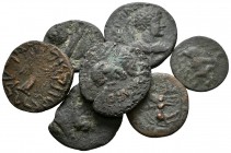 ANTIGUA GRECIA. Lote compuesto por 7 bronces de la BAKTRIA y KUSHANS. Ae. A EXAMINAR.