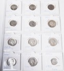 ESTADOS UNIDOS. Lote compuesto por 30 monedas, inicio de colección compuesta por 1/4 Dollar 1942, 1943, 1951, 1954, 1959D y 1960; 1 Dime 1943, 1944 (2...