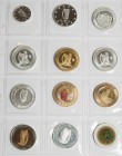 IRLANDA. Conjunto de 13 monedas de Ecu desde 1990 hasta 1995, excepto 1991, 1993 y 1994. Incluyendo del año 1990: 5 Ecus (Ar 10,07g) y 10 Ecus (Ar 28,...