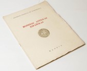 MONEDAS ANTIGUAS ESPAÑOLAS. 1943. Madrid. Autor: Sociedad Española de Numismática. Buen estado.