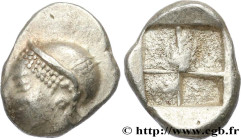 MASSALIA - MARSEILLE
Type : Trihémiobole 
Date : c. 480 AC. 
Mint name / Town : Marseille (13) 
Metal : silver 
Diameter : 11  mm
Weight : 1,31  g.
Ra...