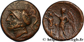 BRUTTIUM - BRETTIAN LEAGUE
Type : Sextans 
Date : c. 214-211 AC. 
Mint name / Town : Locres ou Crotone, Bruttium 
Metal : bronze 
Diameter : 26,5  mm
...