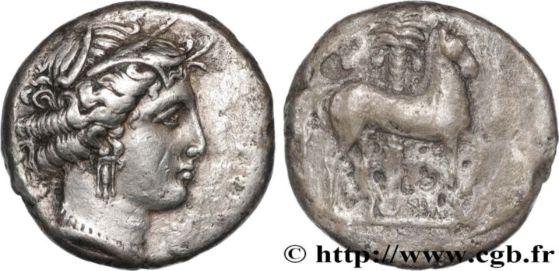 SICILY - SICULO-PUNIC - ENTELLA
Type : Tétradrachme 
Date : c. 350 - 320/315 AC....