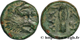 THRACIA - ADAIOS
Type : Demi-unité 
Date : c. 255-245 AC. 
Mint name / Town : Kypsela, Thrace 
Metal : copper 
Diameter : 13,5  mm
Orientation dies : ...