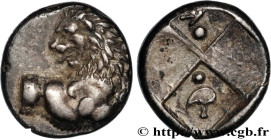 THRACE - THRACIAN CHERSONESE - CHERRONESOS
Type : Hemidrachme ou tetrobole 
Date : c. 350 AC. 
Mint name / Town : Cardia, Thrace 
Metal : silver 
Diam...
