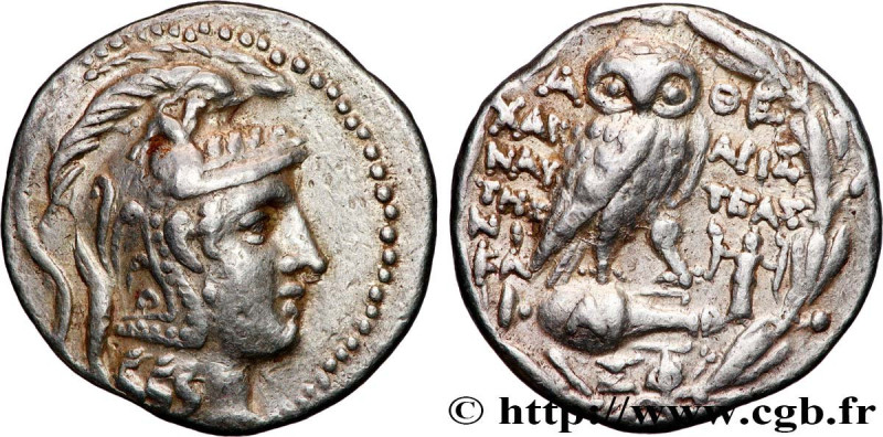ATTICA - ATHENS
Type : Tétradrachme stéphanophore 
Date : troisième mois 
Date :...