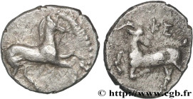 CILICIA - KELENDERIS
Type : Obole 
Date : c. 350 AC. 
Mint name / Town : Célendéris, Cilicie 
Metal : silver 
Diameter : 10,5  mm
Orientation dies : 9...