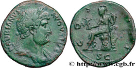 HADRIAN
Type : Sesterce 
Date : 127 
Mint name / Town : Rome 
Metal : copper 
Diameter : 33,5  mm
Orientation dies : 6  h.
Weight : 24,22  g.
Rarity :...