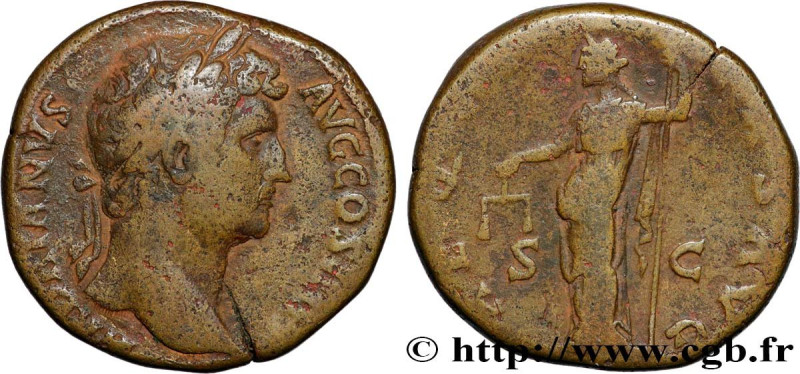 HADRIAN
Type : Sesterce 
Date : 135 
Mint name / Town : Rome 
Metal : copper 
Di...