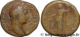 HADRIAN
Type : Sesterce 
Date : 135 
Mint name / Town : Rome 
Metal : copper 
Diameter : 29  mm
Orientation dies : 6  h.
Weight : 24,94  g.
Rarity : R...