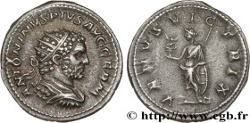 CARACALLA
Type : Antoninien 
Date : 216 
Mint name / Town : Rome 
Metal : silver 
Millesimal fineness : 500  ‰
Diameter : 23  mm
Orientation dies : 12...