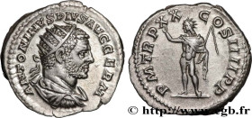 CARACALLA
Type : Antoninien 
Date : 217 
Mint name / Town : Rome 
Metal : silver 
Millesimal fineness : 500  ‰
Diameter : 22  mm
Orientation dies : 7 ...