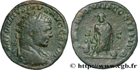 CARACALLA
Type : Dupondius 
Date : 215 
Mint name / Town : Rome 
Metal : copper 
Diameter : 24  mm
Orientation dies : 12  h.
Weight : 9,79  g.
Rarity ...
