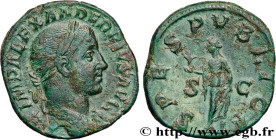 SEVERUS ALEXANDER 
Type : Sesterce 
Date : 232 
Mint name / Town : Rome 
Metal : copper 
Diameter : 29  mm
Orientation dies : 12  h.
Weight : 20,20  g...