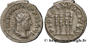 PHILIPPUS
Type : Antoninien 
Date : 249 
Mint name / Town : Rome 
Metal : billon 
Millesimal fineness : 450  ‰
Diameter : 23  mm
Orientation dies : 1 ...