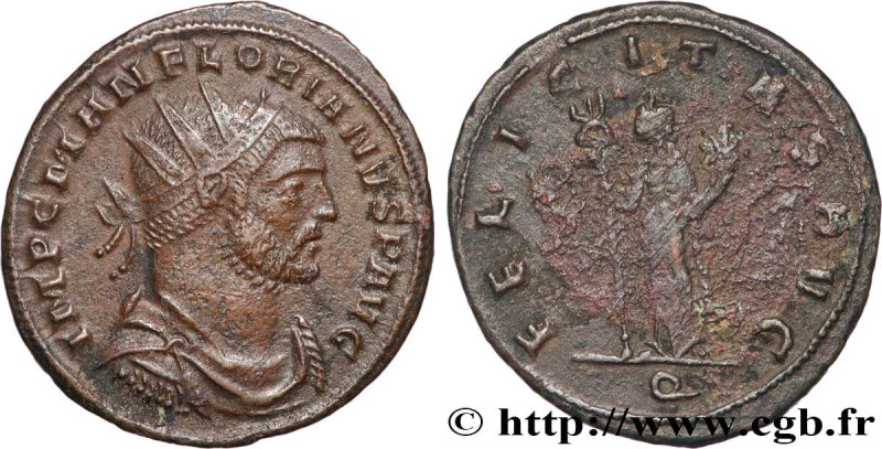 FLORIANUS
Type : Aurelianus 
Date : 276 
Mint name / Town : Ticinum 
Metal : bil...