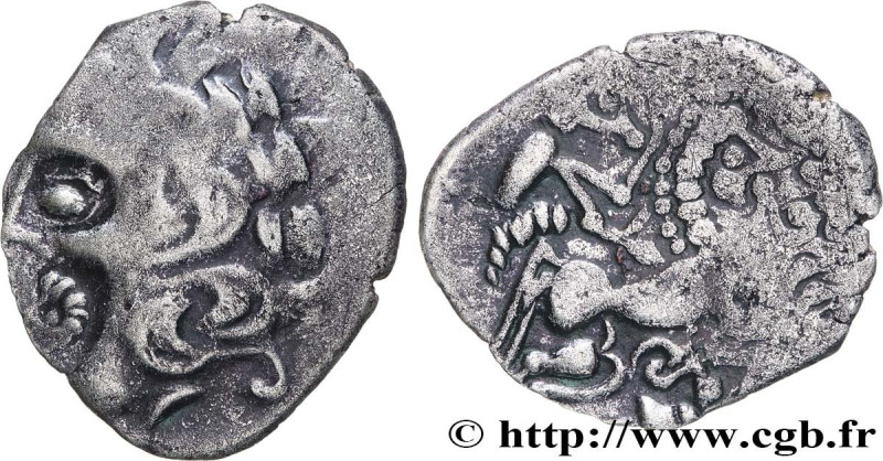 GALLIA - AULERCI DIABLINTES (Area of Jublain)
Type : Statère de billon au person...