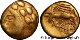 GALLIA - CARNUTES (Beauce area)
Type : Hémistatère d’or à l’aigle, tête à gauche 
Date : Ier siècle avant J.-C. 
Mint name / Town : Chartres (28) 
Met...