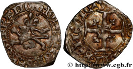 HENRY V OF LANCASTER
Type : Double tournois ou niquet dit "Léopard" 
Date : 30/11/1421 
Mint name / Town : Rouen 
Metal : billon 
Millesimal fineness ...