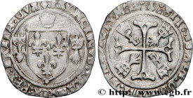 FRANCIS I
Type : Grand blanc de Bretagne, 2e type 
Date : (1522-1540) 
Date : n.d. 
Mint name / Town : Rennes 
Metal : billon 
Millesimal fineness : 3...