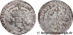 HENRY III
Type : Double sol parisis du Dauphiné 
Date : 1582 
Mint name / Town : Grenoble 
Quantity minted : 13939 
Metal : billon 
Millesimal finenes...