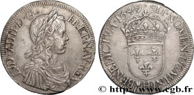LOUIS XIV "THE SUN KING"
Type : Écu, portrait à la mèche longue 
Date : 1649 
Mint name / Town : La Rochelle 
Quantity minted : 1355 
Metal : silver 
...