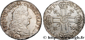 LOUIS XIV "THE SUN KING"
Type : Demi-écu aux huit L, 1er type 
Date : 1691 
Mint name / Town : La Rochelle 
Metal : silver 
Millesimal fineness : 917 ...