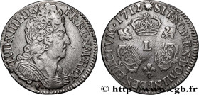LOUIS XIV "THE SUN KING"
Type : Dixième d'écu aux trois couronnes 
Date : 1712 
Mint name / Town : Bayonne 
Quantity minted : 1394585 
Metal : silver ...
