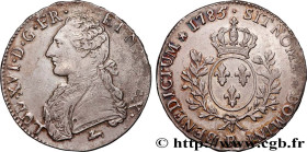 LOUIS XVI
Type : Écu aux branches d'olivier 
Date : 1785 
Mint name / Town : Orléans 
Quantity minted : 742154 
Metal : silver 
Millesimal fineness : ...
