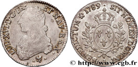 LOUIS XVI
Type : Écu aux branches d'olivier 
Date : 1789/8 
Date : 1789 
Mint name / Town : Bayonne 
Quantity minted : 1700000 
Metal : silver 
Milles...