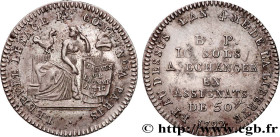 REVOLUTION COINAGE / CONFIANCE (MONNAIES DE…)
Type : 10 sols de Lefèvre Lesage et Cie 
Date : 1792 
Mint name / Town : Paris 
Metal : silver 
Millesim...