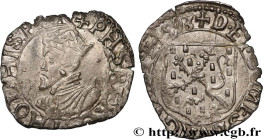 COUNTY OF BURGUNDY - PHILIP II OF SPAIN
Type : Carolus 
Date : 1593 
Mint name / Town : Dole 
Metal : billon 
Diameter : 21  mm
Orientation dies : 10 ...